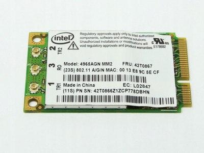Wifi Intel 4965AGN MM2 Fujitsu-Siemens Amilo Xi 2428 2528